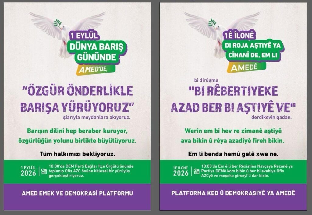 Amed de 1ê êlule de do rayraşîyayîş bêro viraştene