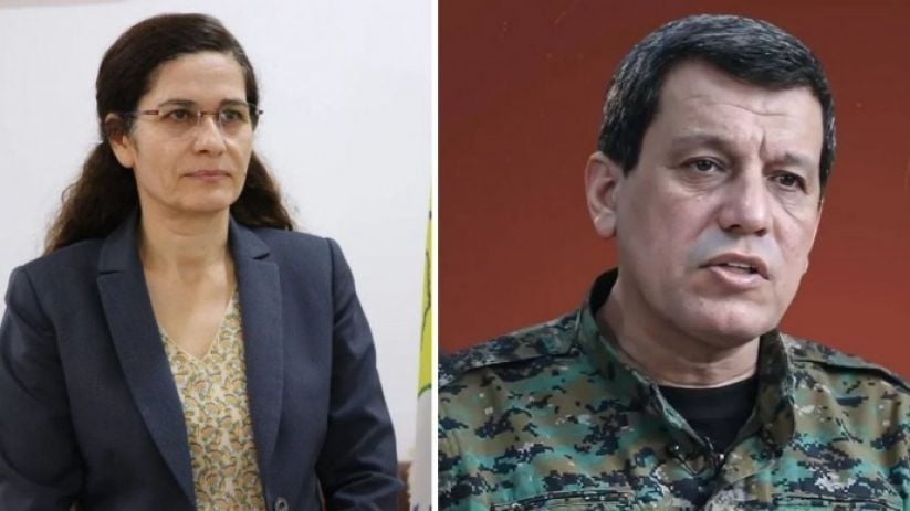 Îlham Ahmed û Mazlum Ebdî li Almanya ne