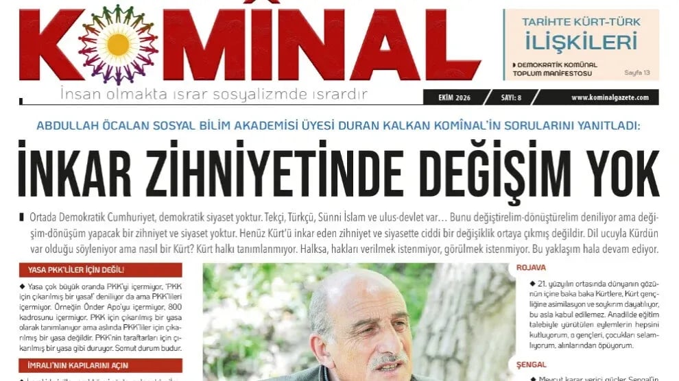 Hûmara teşrîna verêne ya Komînal vejîyaye: "Fehmê înkarî de vurîyayîş çin o"