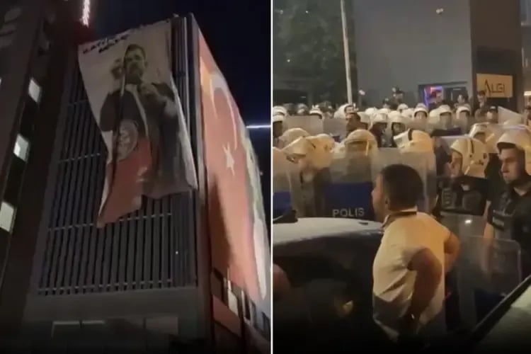 Polîs ketin nav avahiya rêxistina CHPê ya Stenbolê