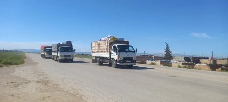 Koma dawî ya koçberên Efrînê vedigere cih û warên xwe