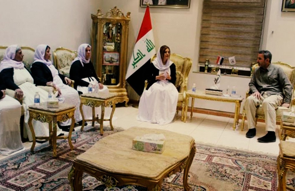 Jinên êzidî li dijî ‘peymanê’ hevdîtinan dikin