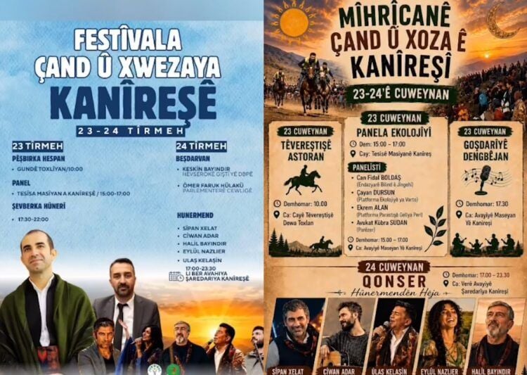 Kanîreş de dimayê 16 serran ra Festîvala Kultur û Xoza