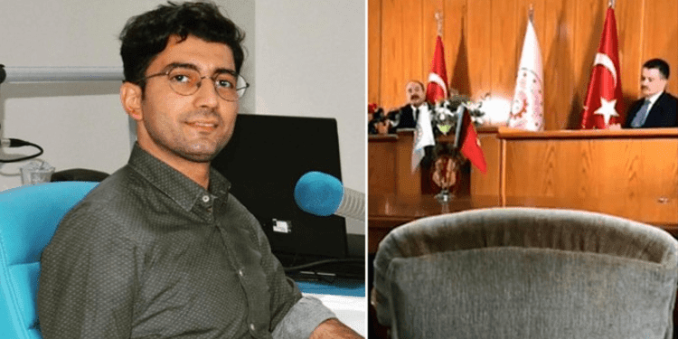 AA nûçegihanê xwe wekî endamê rêxistinekê nîşan dide