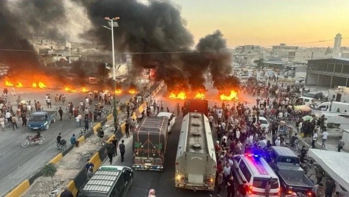 Li Suriyeyê li dijî bihabûna petrolê çalakiyên gel