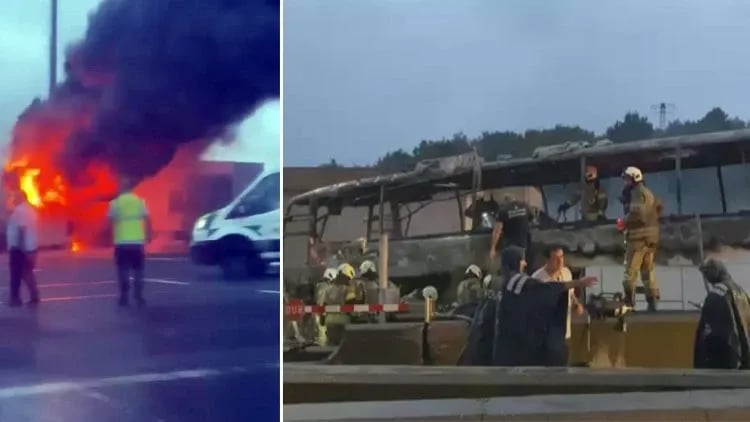 Otobusa Amed-Stenbolê qeza kir: 2 mirî, 8 birîndar hene