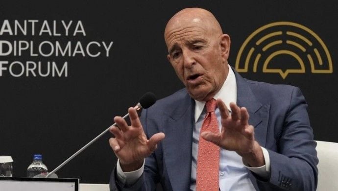 Tom Barrack: Êrişên Îsraîlê rîska pevçûna rasterast a bi Tirkiyeyê re dihewîne