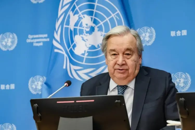 Dimayê 17 serran Sekreterê Pêroyî yê NY'yî Guterres do şêro Sûrîye