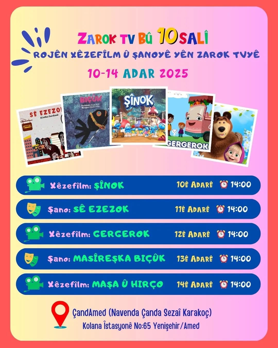 Zarok TV 10 salî ye