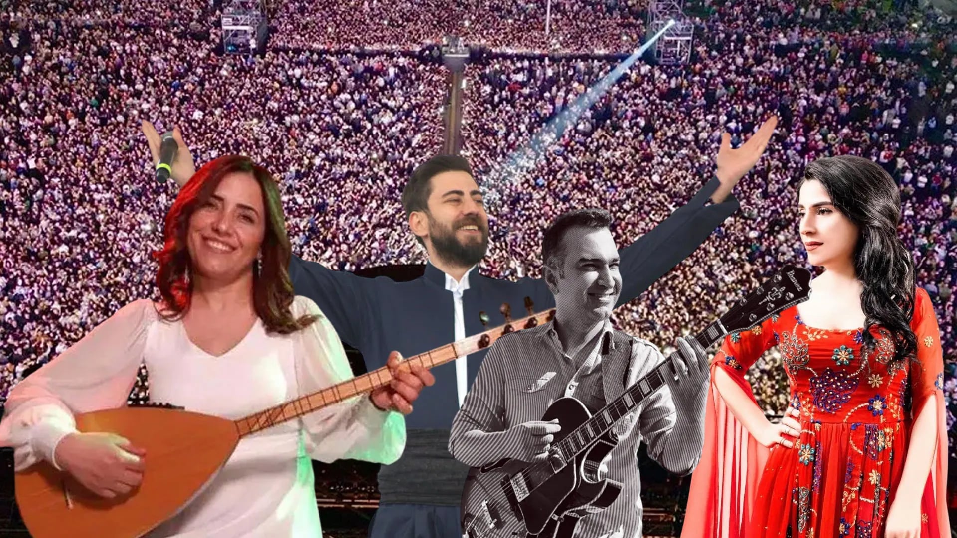 Konserên 4 hunermendên kurd betal kirin