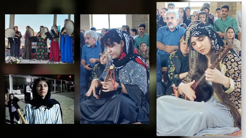 Jin bi hunerên xwe yên muzîkê derketin ser dikê
