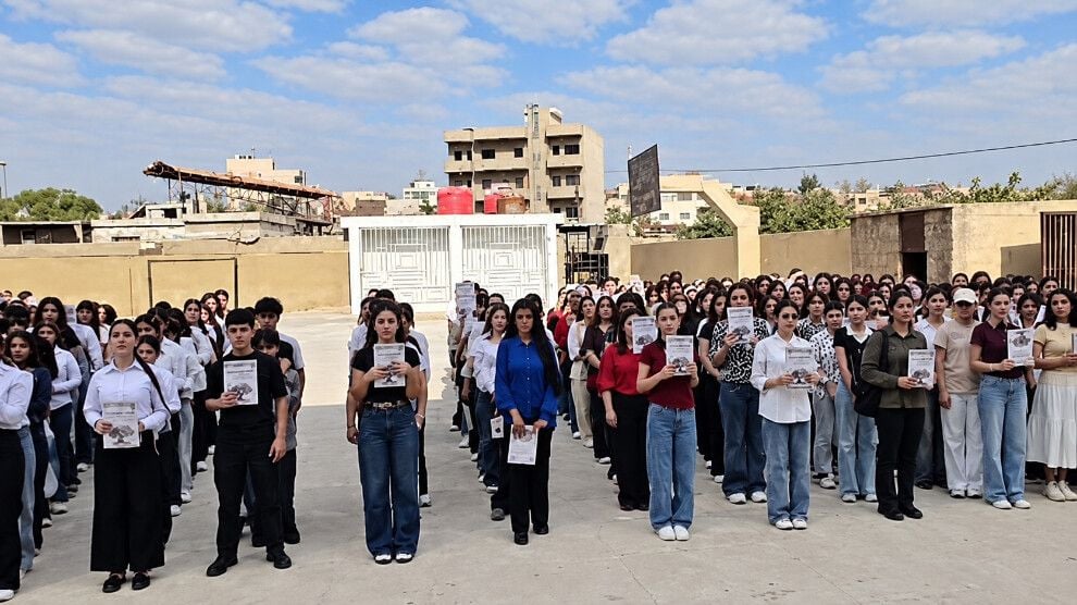 Xwendekarên herêmên Cizîrê sînordarkirina kurdî şermezar kirin