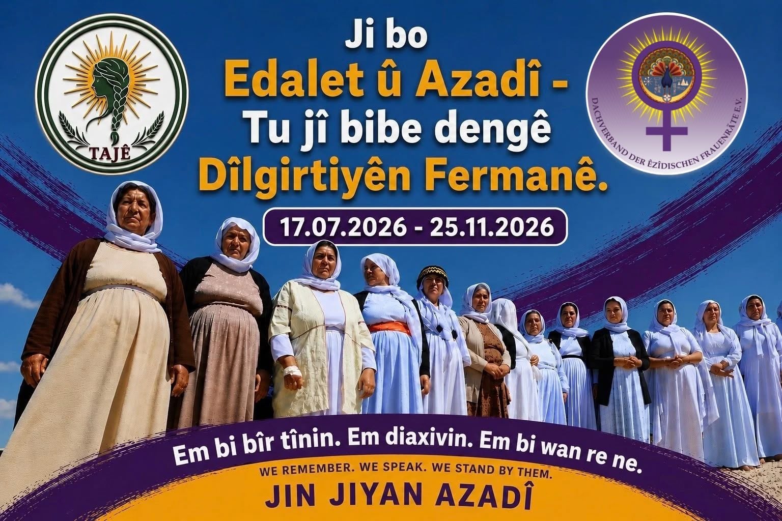 TAJÊ kampanyayeke navnetewî da destpêkirin