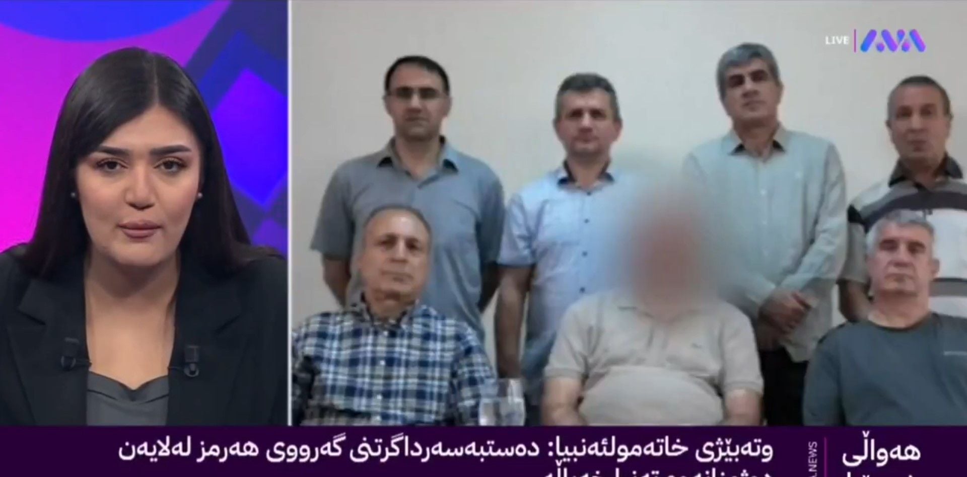 AVA TVyê wêneyê Rêberê Gelê Abdullah Ocalan sansur kir!