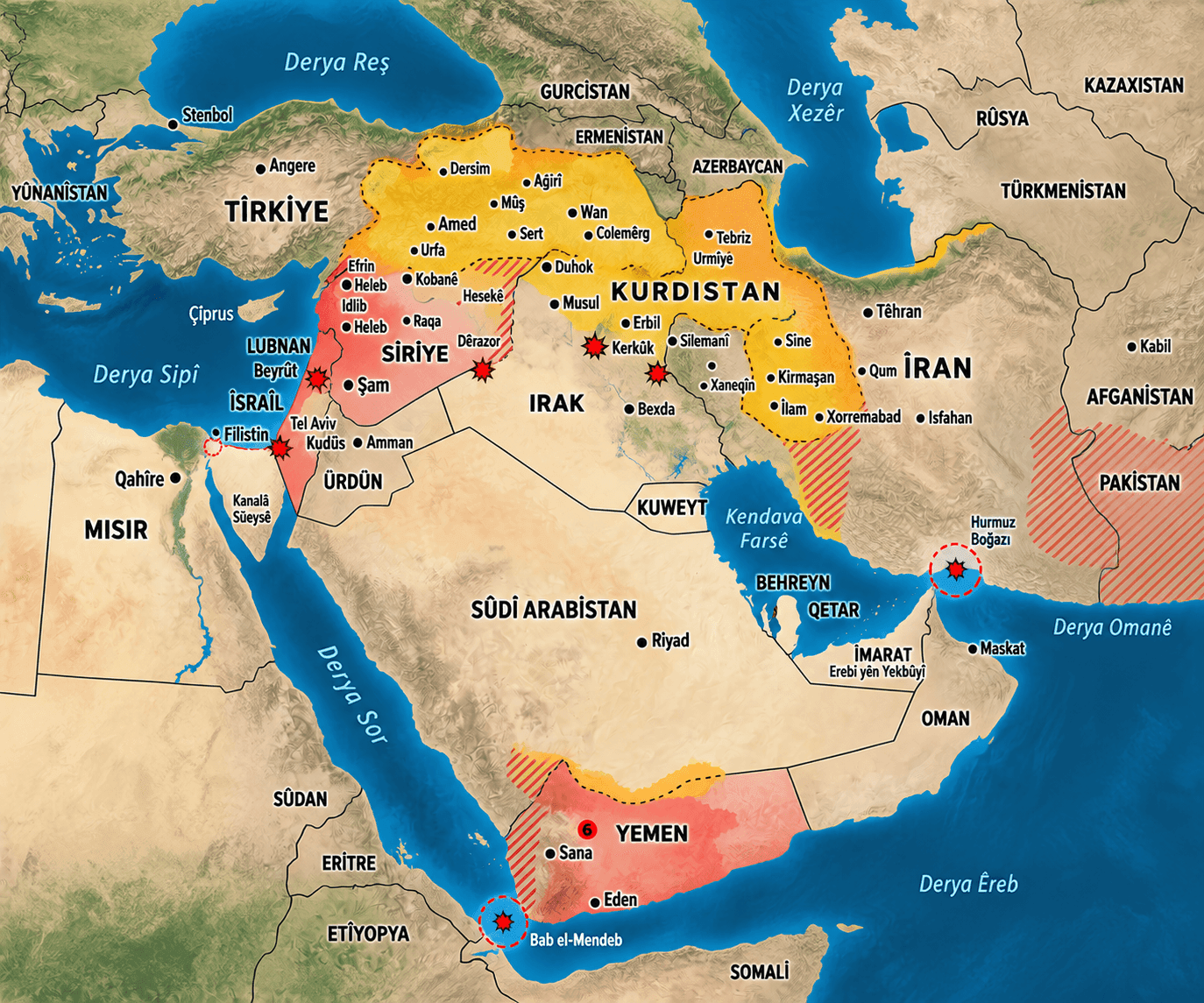 Bandora şerê cîhanî li Kurdistanê