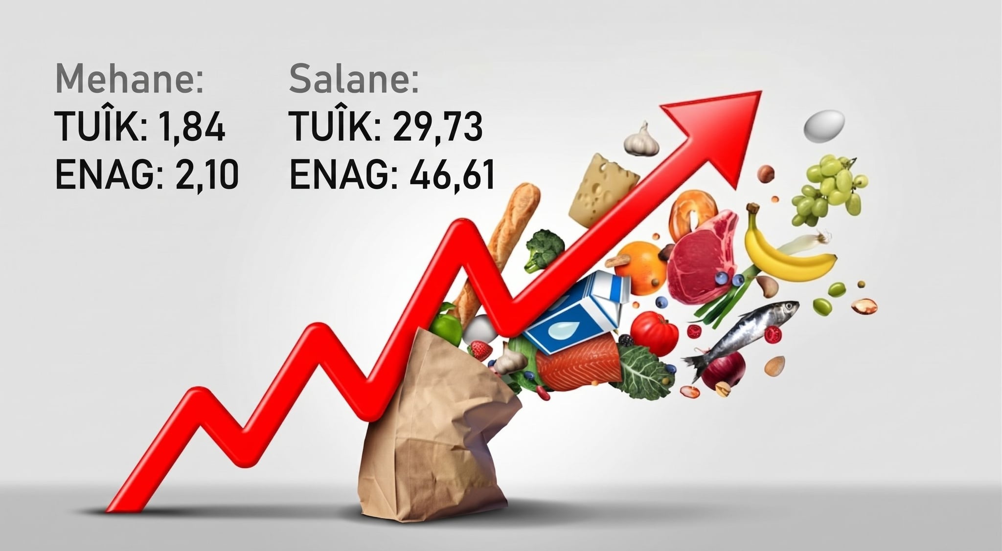 Enflasyona meha Îlonê eşkere bû: Zêdebûn didome