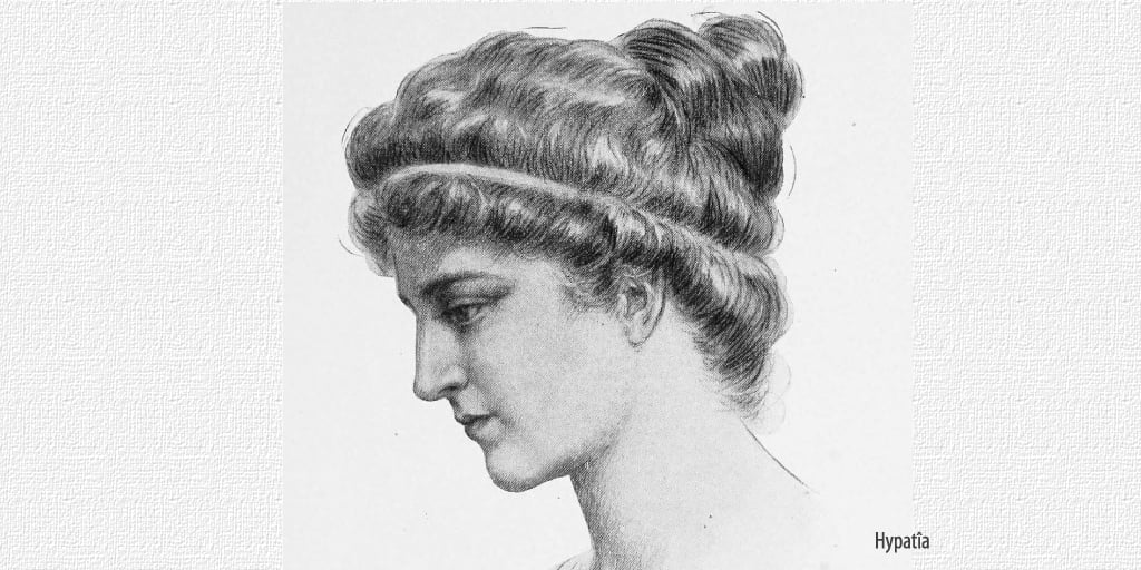 Jina pêşeng a dema xwe; Hypatia