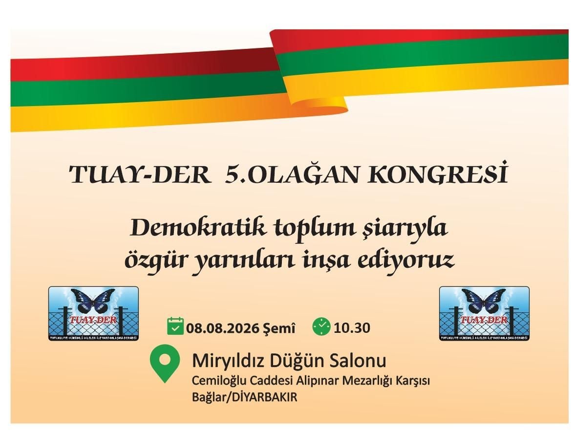 Kongreya 5ine ya Normale ya TUAY-DER'î yena viraştene