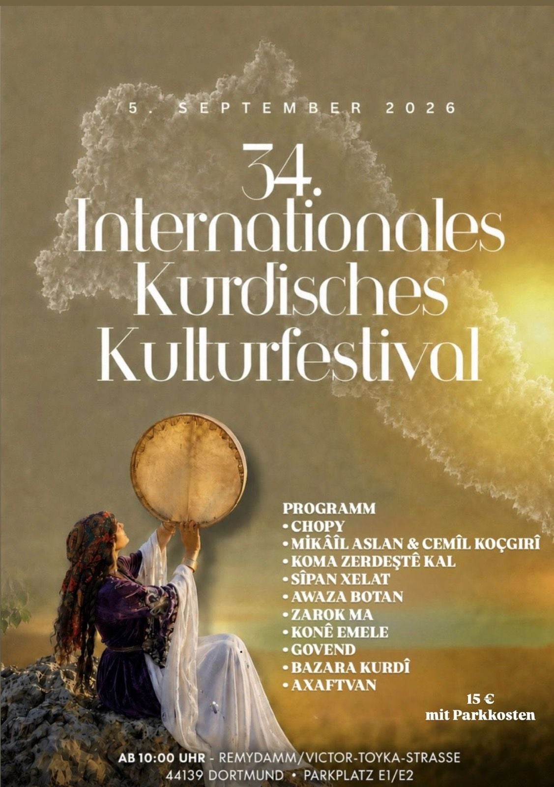 Festîvala Çandî ya Kurdî deriyê xwe vedike