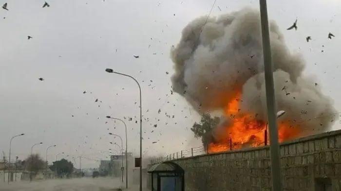 Baregeha Heşdî Şabî ya li Xurmatoyê hat bombekirin