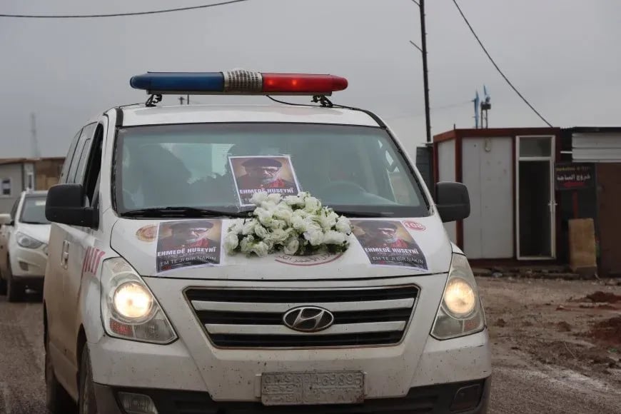 Cenazaya Şaîr Ehmed Huseynî resa Rojawan
