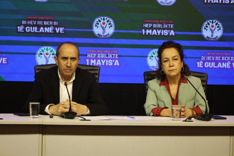DEM Partî: Di 1ê Gulanê de emê bi daxwaza nan û aştiyê li qadan bin