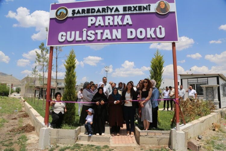 Şaredariya Erxeniyê bi navê Gulîstan Dokûyê parkek vekir
