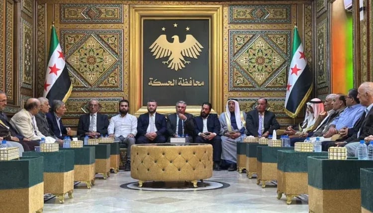 Waliyê Hesekê bi rûspiyên herêmê re civiya