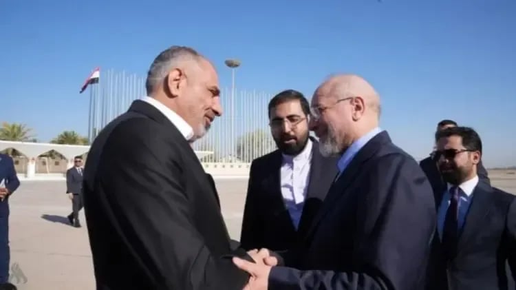 Serekê Meclîsê Îranî Galîbaf Bexda de yo