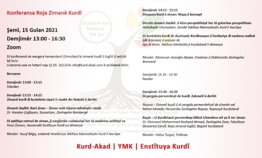 Komeleyên kurd dê konferansa ziman li dar bixin