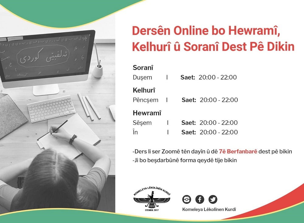 Dersên hewramî, soranî û kelhurî dest pê dikin