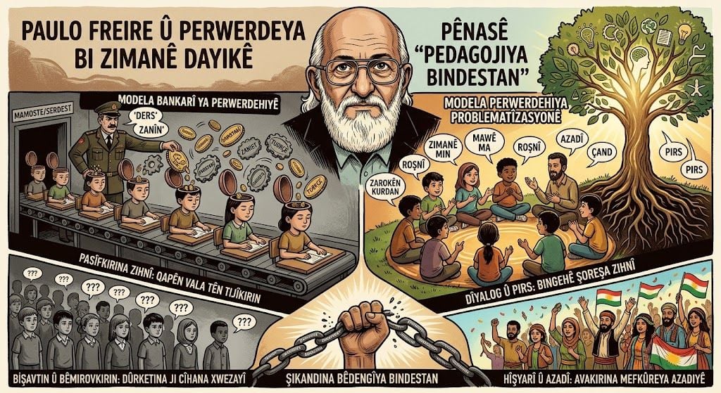 Paulo Freire û Perwerdeya bi zimanê dayikê