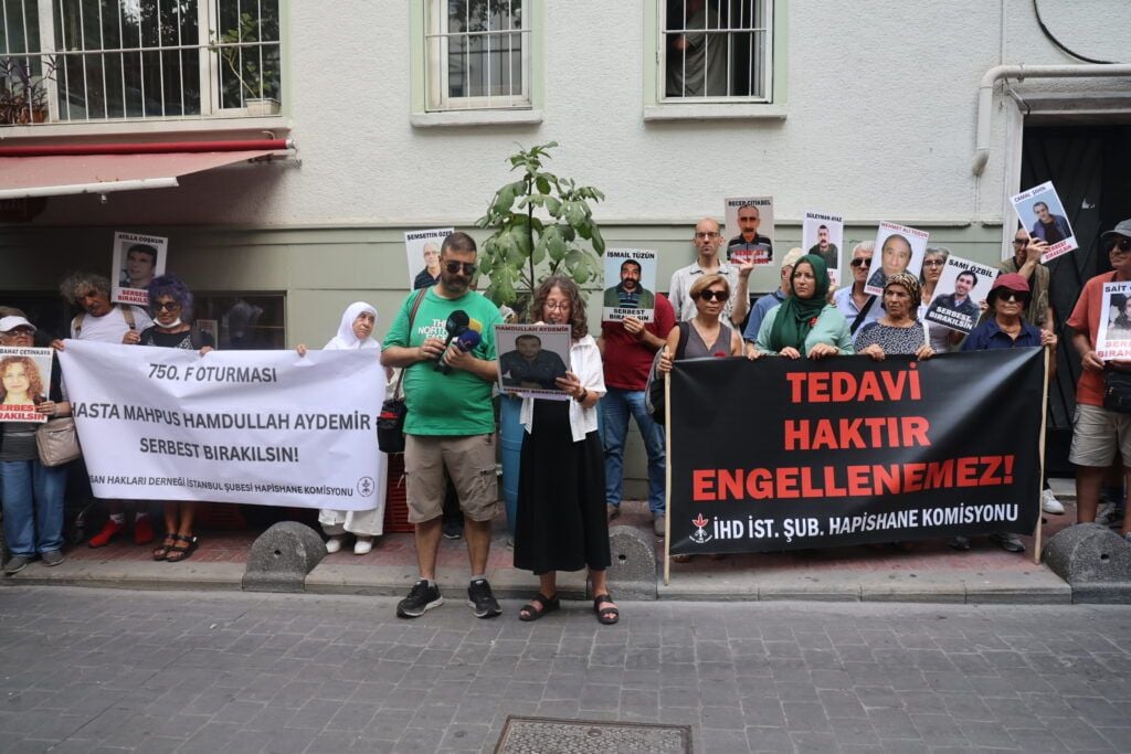 Rûniştina Fyê: Nexweşê penceşêrê Hamdullah Aydemîr berdin